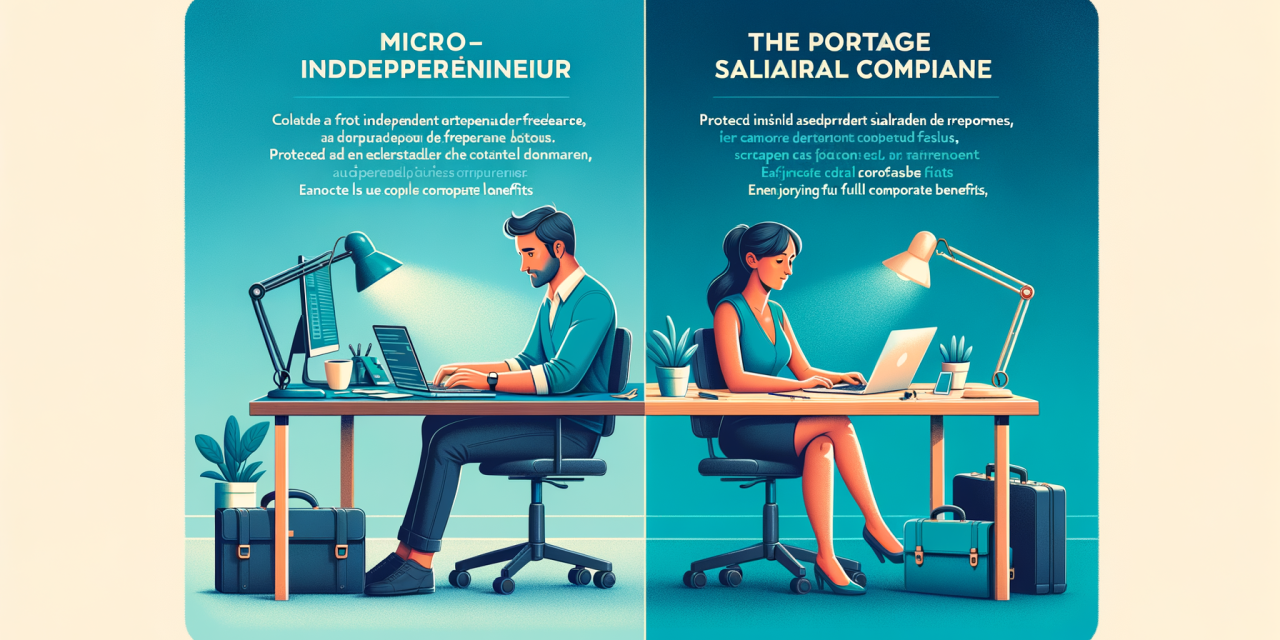 Auto-entrepreneur ou portage salarial : quel revenu avec le même TJM ?