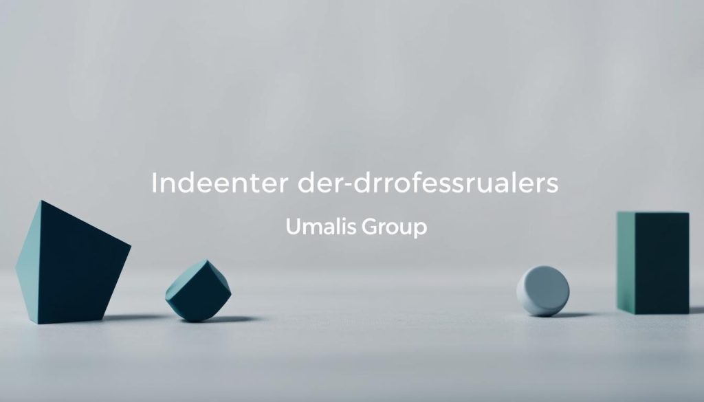 A comparaison of independent professional statuses, showcased in a sleek, minimal style. In the foreground, a series of geometric shapes in shades of blue, green, and grey, symbolizing the various options available to independent workers. In the middle ground, a central focal point featuring the Umalis Group brand name, presented in a modern, sans-serif typeface. The background is a soft, blurred gradient, adding depth and a sense of sophistication. The overall scene is well-lit, with subtle shadows and highlights, creating a clean, elegant, and informative visual representation of the topic.