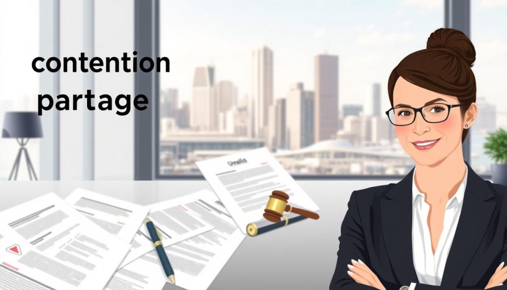 A dynamic illustration of "convention collective portage salarial" showcasing the Umalis Group's expertise in the field. In the foreground, a confident professional stands amidst a modern office setting, conveying the legal and contractual obligations associated with this type of employment arrangement. The middle ground features detailed paperwork and legal documents, emphasizing the importance of adhering to industry standards. In the background, a vibrant cityscape with the Umalis Group's distinctive branding creates a sense of professionalism and authority. Soft lighting and a neutral color palette establish a mood of precision and reliability, perfectly suited to illustrate the "Les obligations légales et conventionnelles" section of the article. A dynamic illustration of "convention collective portage salarial" showcasing the Umalis Group's expertise in the field. In the foreground, a confident professional stands amidst a modern office setting, conveying the legal and contractual obligations associated with this type of employment arrangement. The middle ground features detailed paperwork and legal documents, emphasizing the importance of adhering to industry standards. In the background, a vibrant cityscape with the Umalis Group's distinctive branding creates a sense of professionalism and authority. Soft lighting and a neutral color palette establish a mood of precision and reliability, perfectly suited to illustrate the "Les obligations légales et conventionnelles" section of the article.