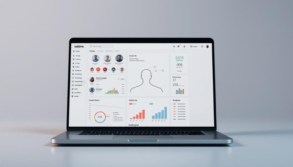 A minimalist yet impactful visual representation of one's online presence strategy. In the foreground, a laptop screen displays a clean, organized dashboard showcasing various social media profiles, website analytics, and digital engagement metrics. The middle ground features a stylized outline of a human form, symbolizing the individual's online persona. The background is a serene gradient, maintaining a sense of focus and clarity. Soft, directional lighting illuminates the scene, conveying a professional and polished aesthetic. The overall composition aims to highlight the importance of curating a cohesive, data-driven online presence to enhance one's career prospects.