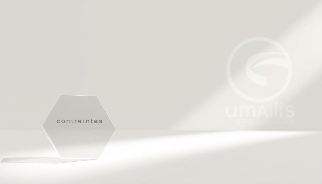 A serene, minimalist illustration showcasing the limitations and constraints of senior consultant roles under the Umalis Group's salary portage model. A clean, elegant composition with muted tones and soft lighting. In the foreground, translucent geometric shapes symbolize the "limites portage salarial" - the boundaries and restrictions of the salary portage system. In the middle ground, a subtle grid pattern references the "contraintes" or constraints faced by senior consultants. The background features a subtle, blurred Umalis Group logo, hinting at the professional context. The overall mood is one of thoughtful contemplation, reflecting the complexities of navigating senior consultant status within the salary portage framework. A serene, minimalist illustration showcasing the limitations and constraints of senior consultant roles under the Umalis Group's salary portage model. A clean, elegant composition with muted tones and soft lighting. In the foreground, translucent geometric shapes symbolize the "limites portage salarial" - the boundaries and restrictions of the salary portage system. In the middle ground, a subtle grid pattern references the "contraintes" or constraints faced by senior consultants. The background features a subtle, blurred Umalis Group logo, hinting at the professional context. The overall mood is one of thoughtful contemplation, reflecting the complexities of navigating senior consultant status within the salary portage framework.
