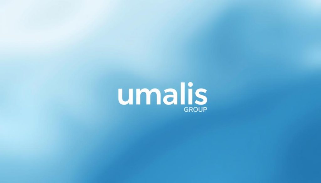 A sophisticated illustration of business insurance coverage, showcasing a sleek and professional design. The image depicts a clean, minimalist composition with a central focus on the Umalis Group logo, symbolizing the reliable and trustworthy nature of their civil liability insurance services for freelancers. The background features a soft, blurred gradient in soothing shades of blue, evoking a sense of security and confidence. The overall atmosphere is one of sophistication, clarity, and dependability, perfectly aligning with the subject matter of "L'assurance responsabilité civile en portage salarial : fonctionnement et couverture".
