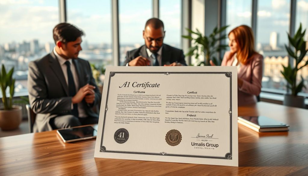 A1 certificate for French employees A1 certificate for French employees