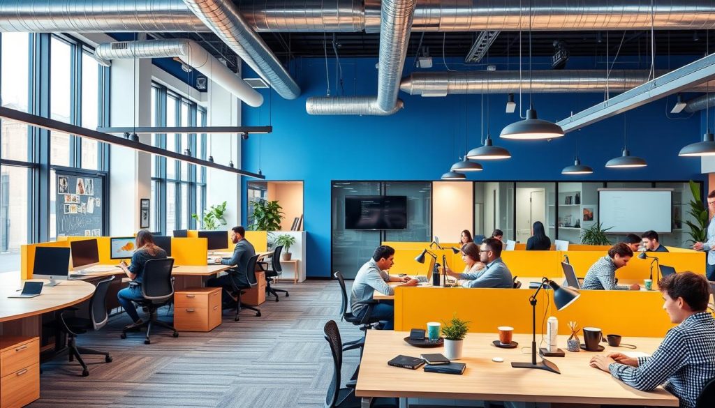 An image of a French tech startup office