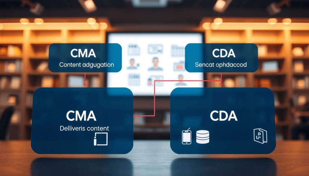 CMA and CDA components of a CMS