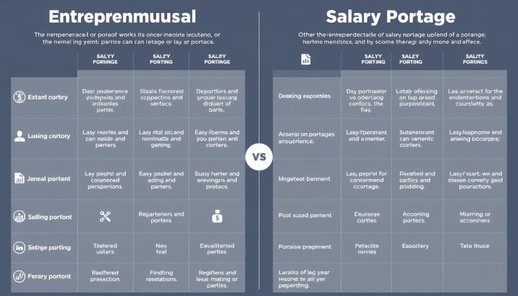 Comparaison entre portage entrepreneurial et portage salarial