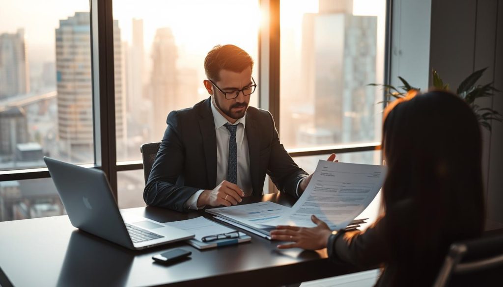 Consultant ajustant son offre selon les besoins réels des clients