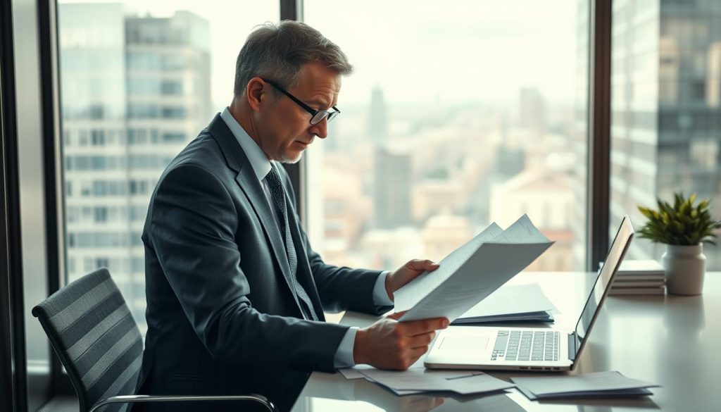 Consultant vérifiant les règles françaises applicables aux données