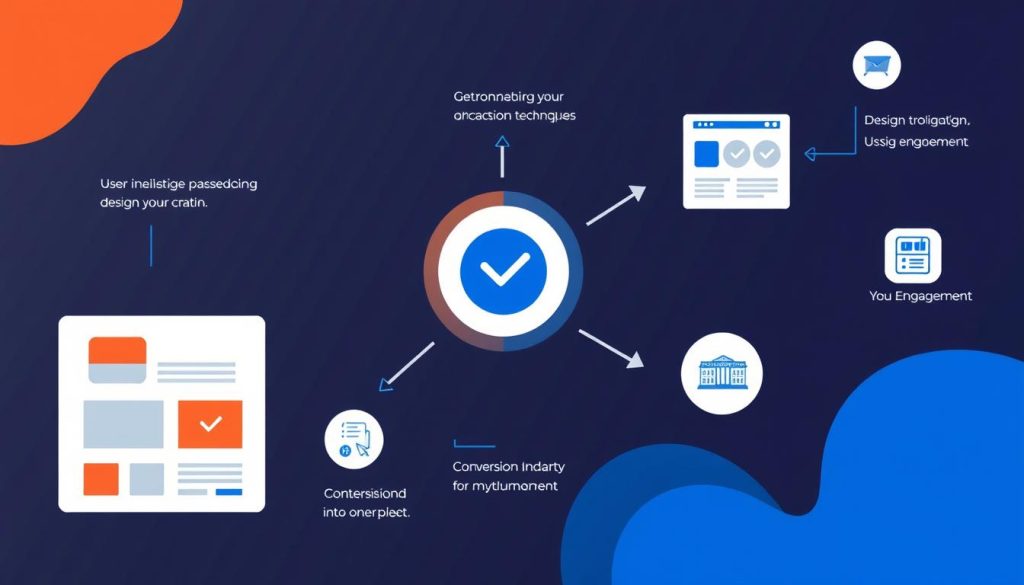 Create a professional landing page optimization image