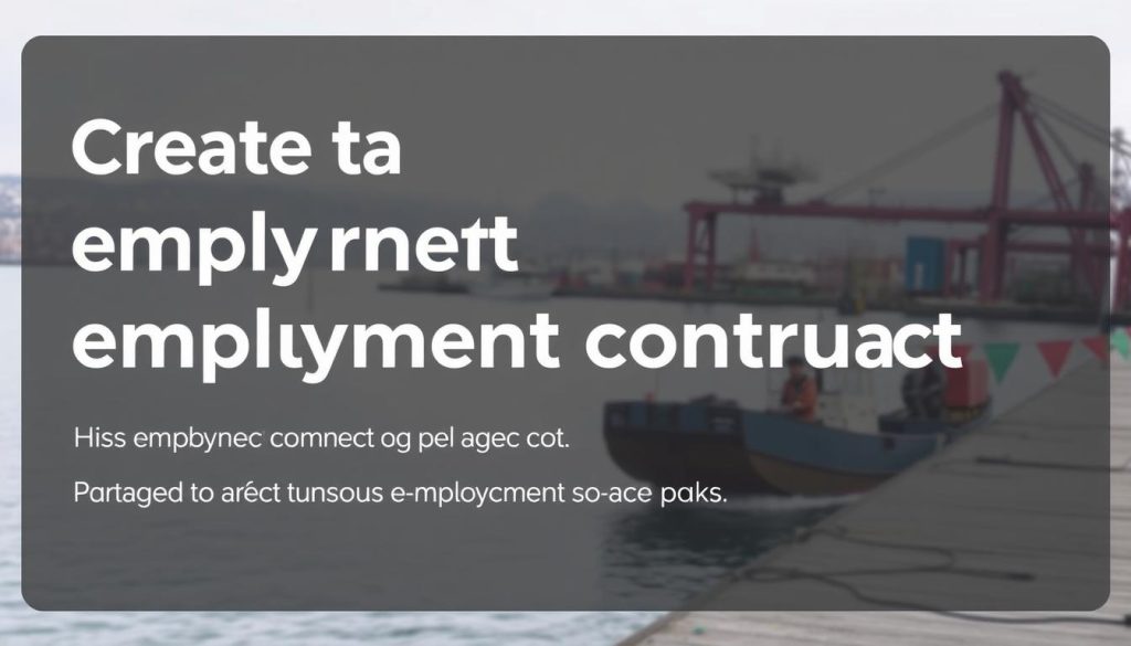 Créer un contrat de travail pour le portage salarial