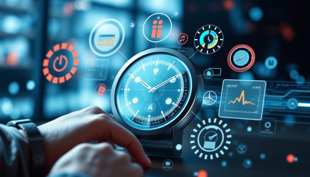 Créer une image représentant des outils de veille technologique