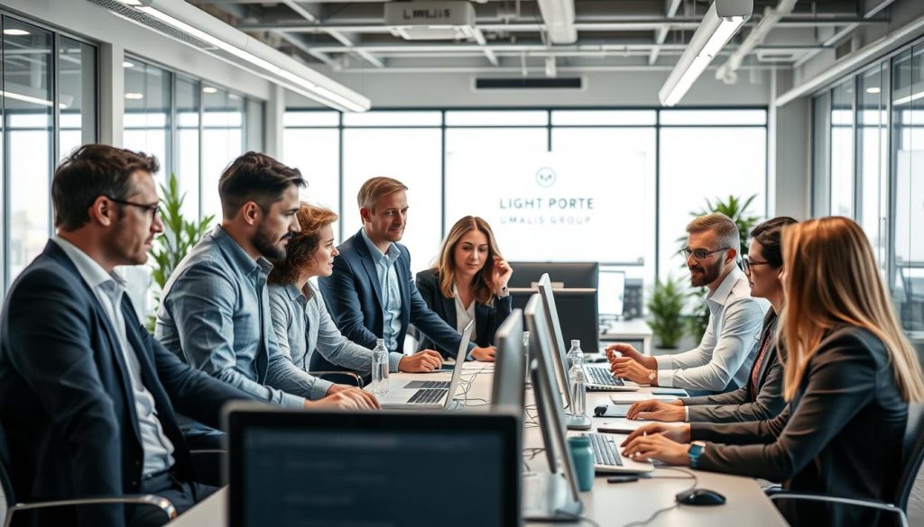 Équipe LIGHT PORTAGE au service des consultants en portage salarial