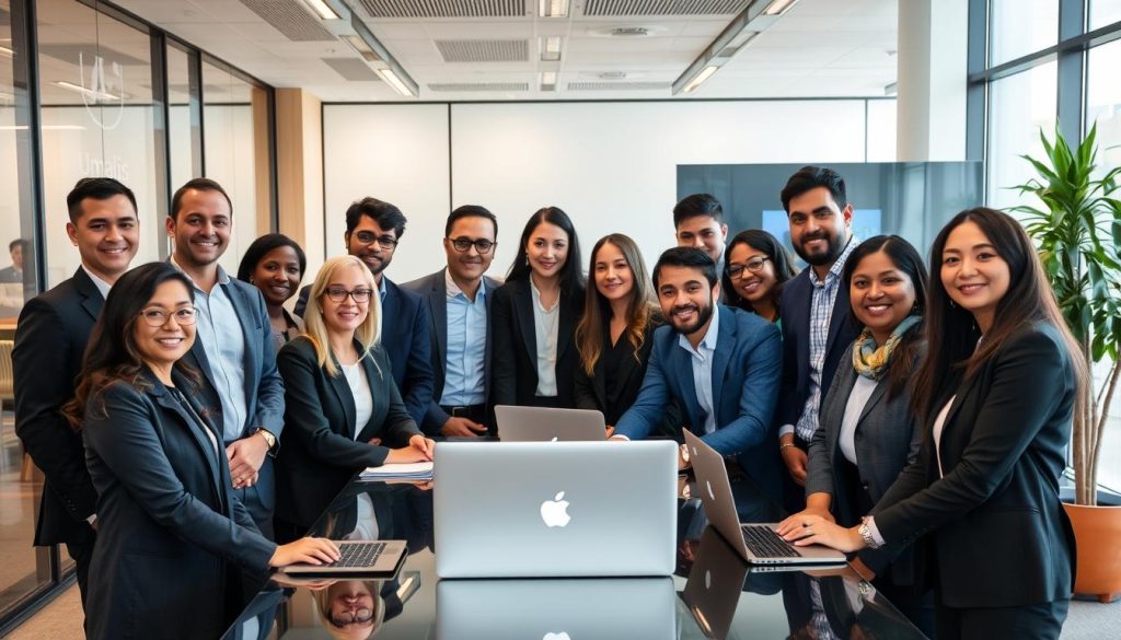 Équipe d'Umalis Group travaillant sur le développement de l'écosystème freelances Équipe d'Umalis Group travaillant sur le développement de l'écosystème freelances