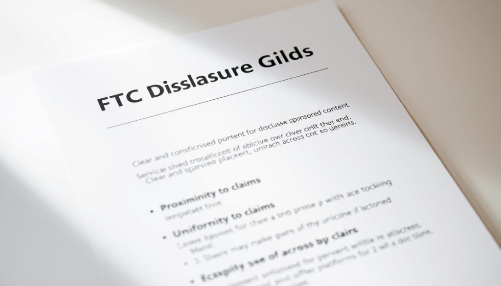 FTC disclosure guidelines FTC disclosure guidelines