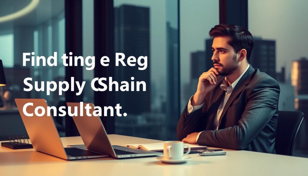 Finding supply chain consultant