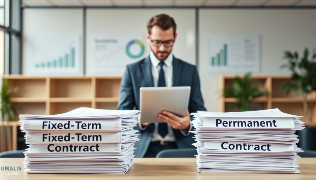 Fixed-term vs permanent contracts comparison