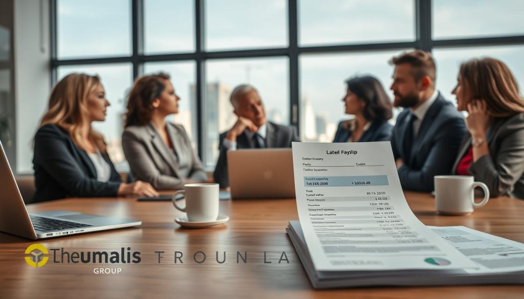 France Travail actualization with a late salary statement