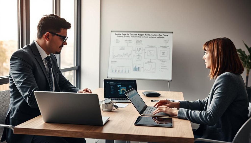 Freelance cadrant un problème client et un projet pilote