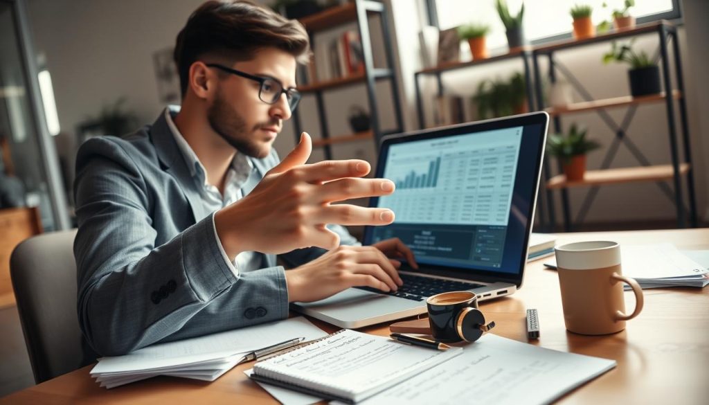 Freelance évaluant tests et corrections dans son devis