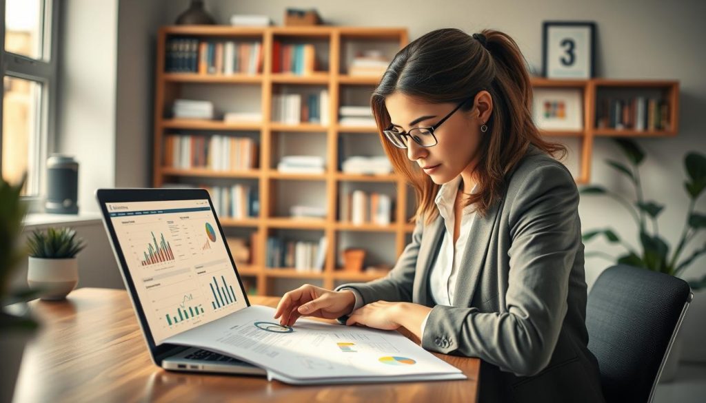 Freelance examine un rapport et ses preuves de qualité