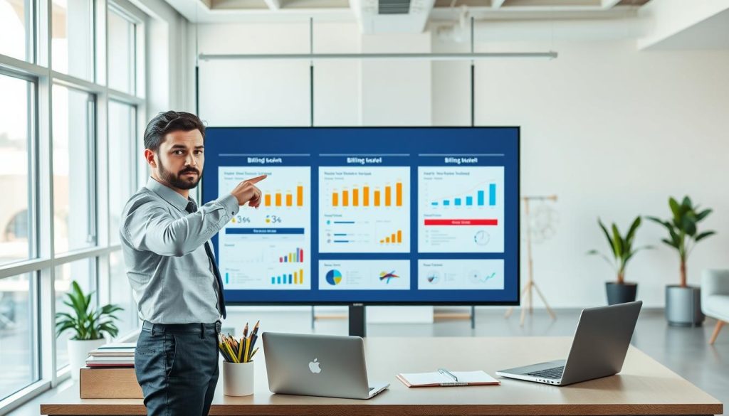 Freelance présentant trois modèles de facturation de maintenance