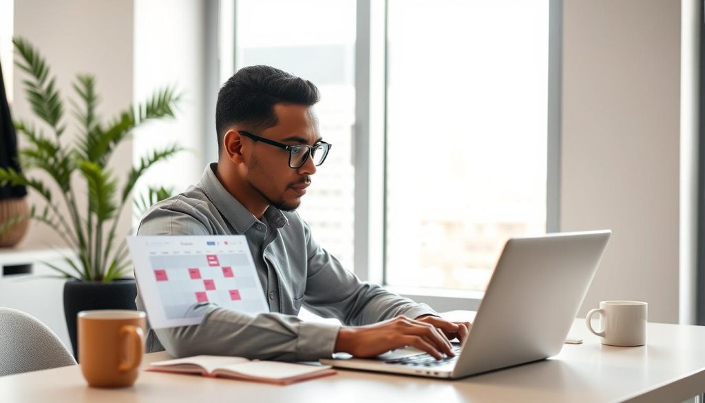 Freelance réservant un créneau de test cette semaine