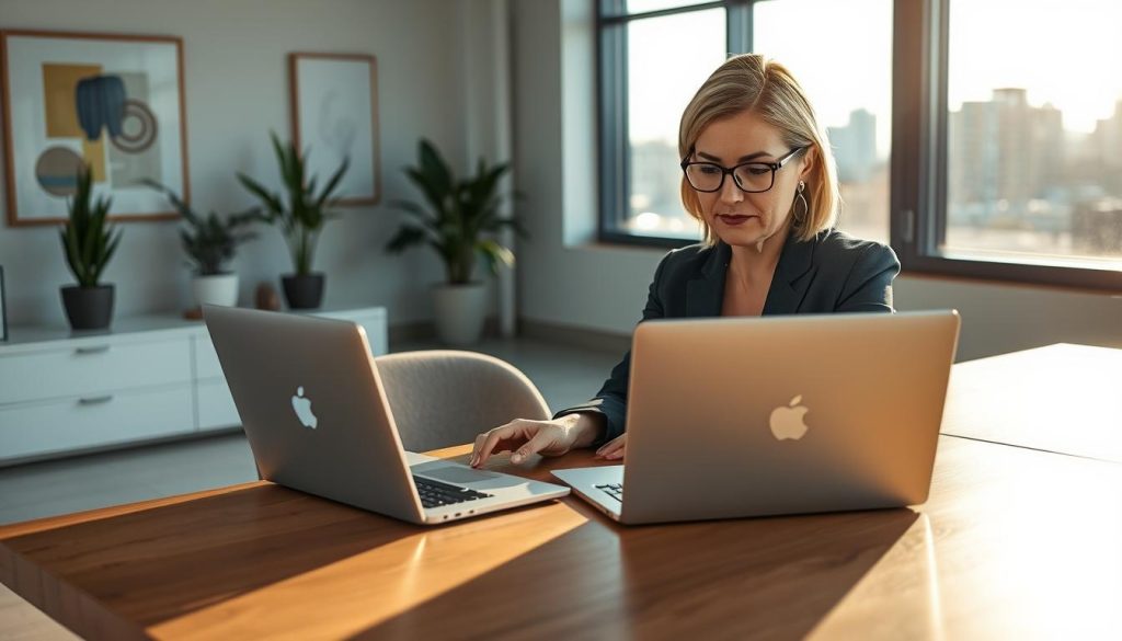 Freelance vérifiant les accès avant de connecter un outil