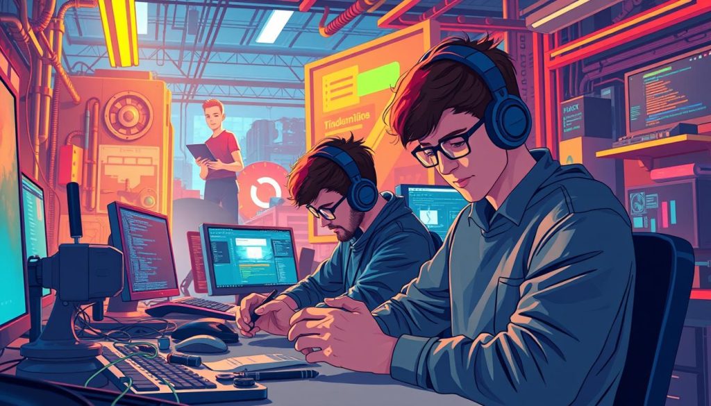 Game development process stages