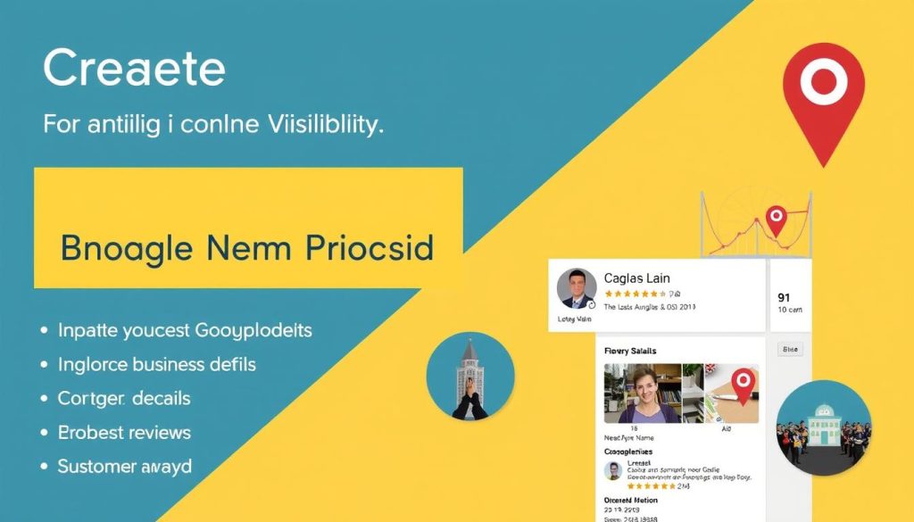 Generate an image of a well-optimized Google Business Profile