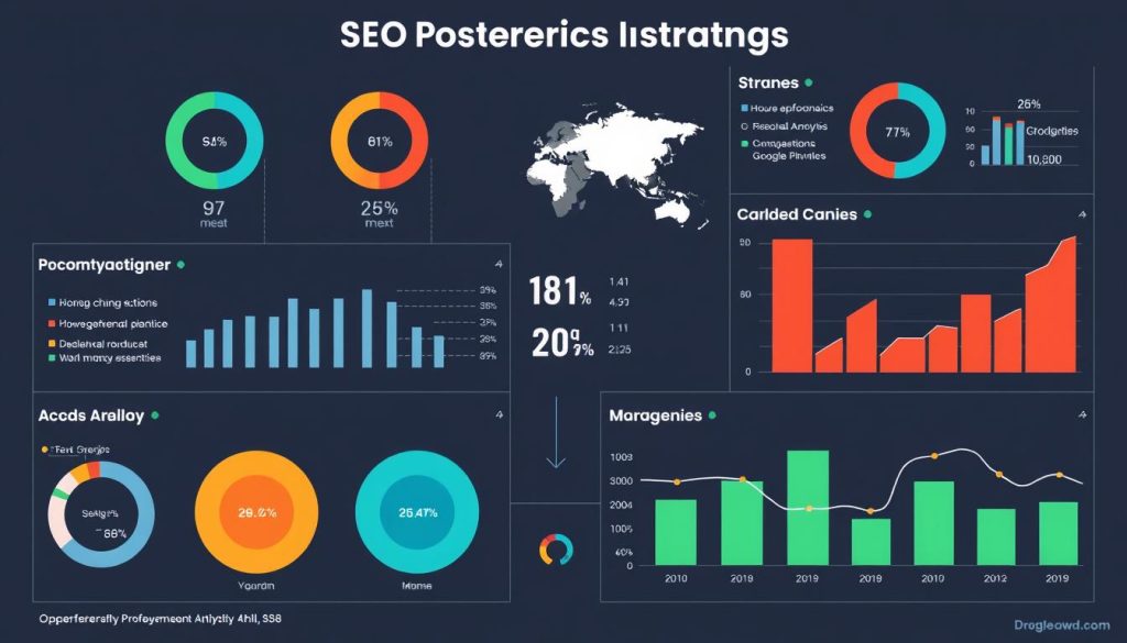 Generate an image representing SEO performance analysis