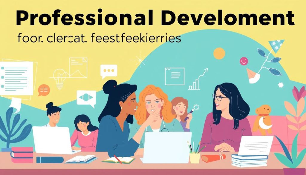 Generate an image representing a professional development course for freelancers