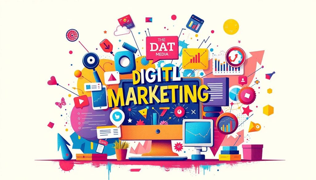 Generate an image representing digital marketing skills