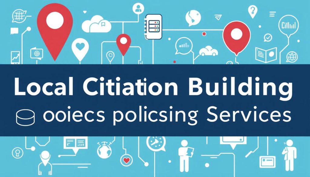 Generate an image representing local citation building services