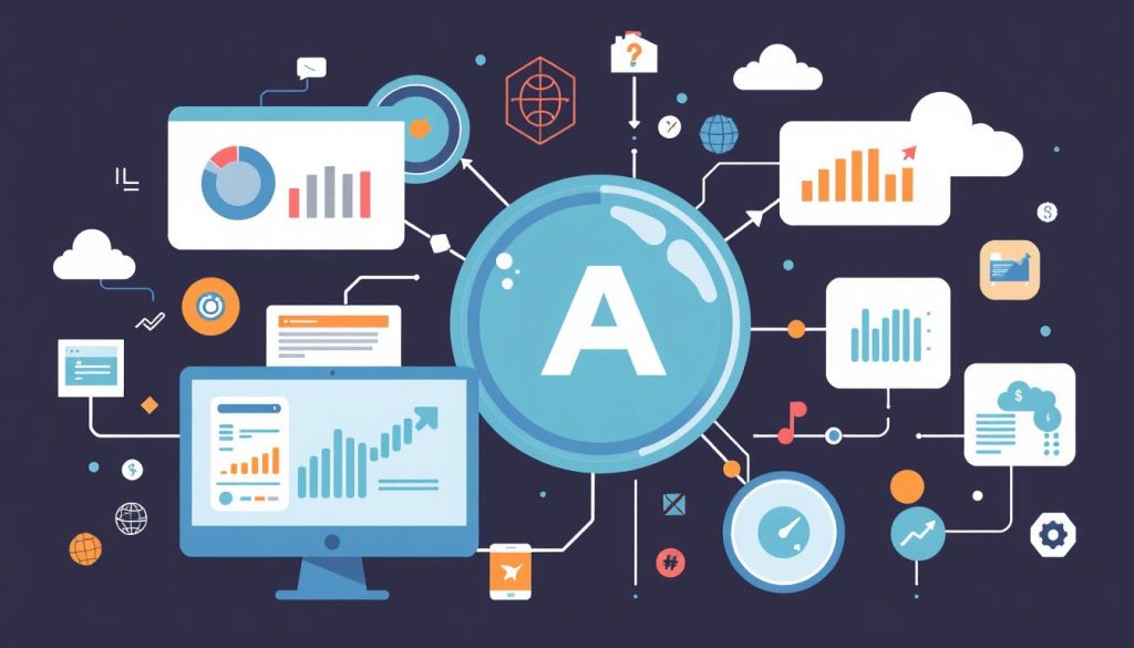 Generate an image representing marketing automation