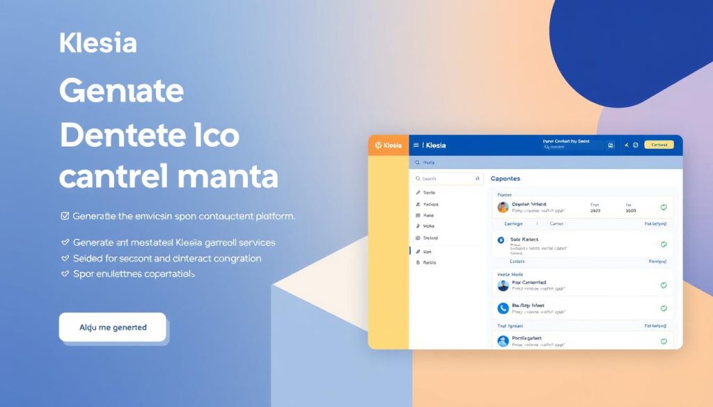 Générer une image de la plateforme de gestion des contrats Klesia