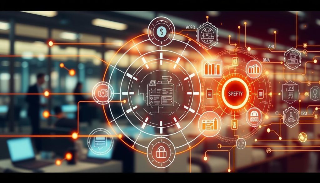 Générez une image représentant l'automatisation des processus métier