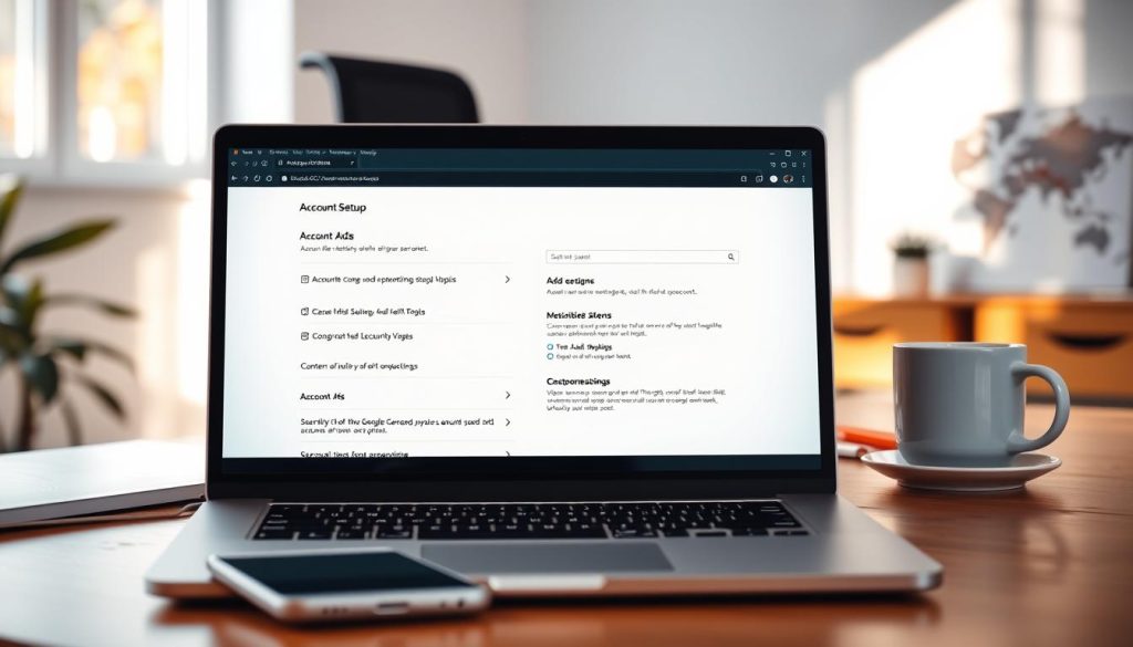 Google Ads account setup