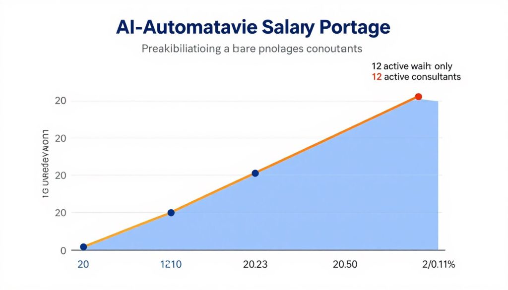 Graphique illustrant le seuil de rentabilité du portage salarial automatisé par intelligence artificielle
