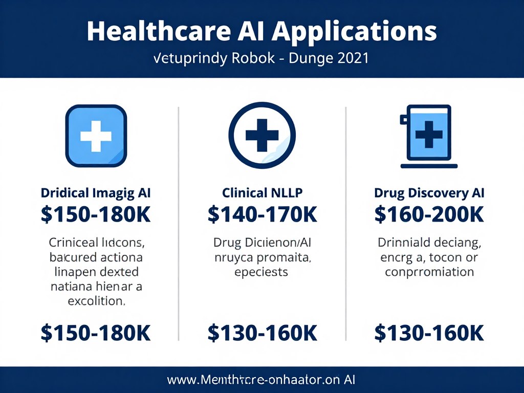 Healthcare AI applications and corresponding salary ranges