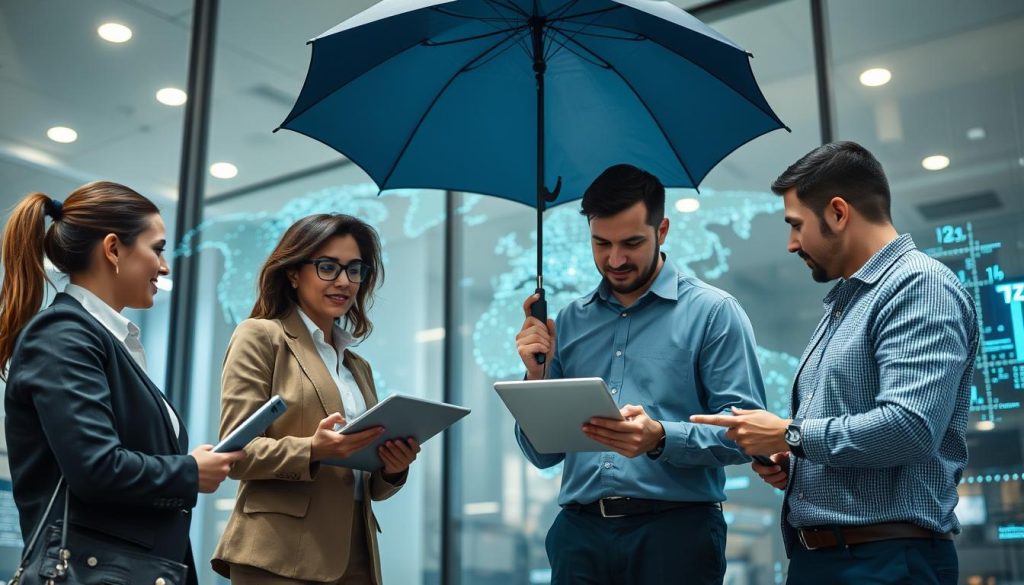 Image de consultants travaillant à l'international avec une société de portage salarial