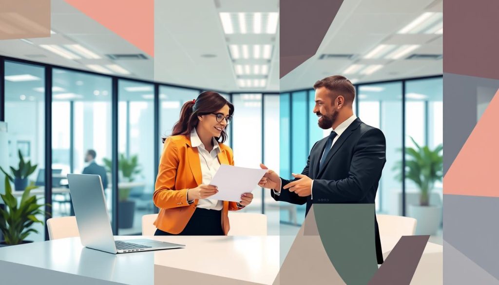 Image de consultants travaillant ensemble