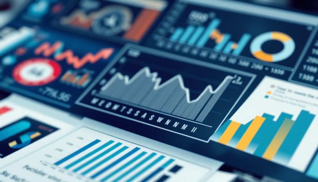 Image de gestion financière avec des graphiques et des chiffres