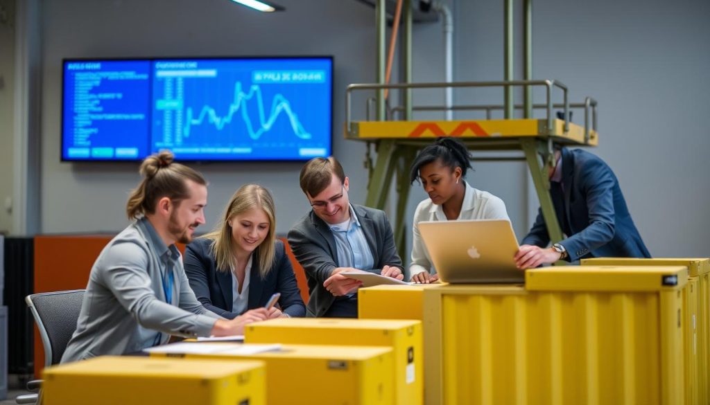 Image de professionnels en portage salarial travaillant ensemble