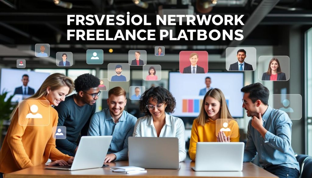 Image de réseaux professionnels et de plateformes de freelance