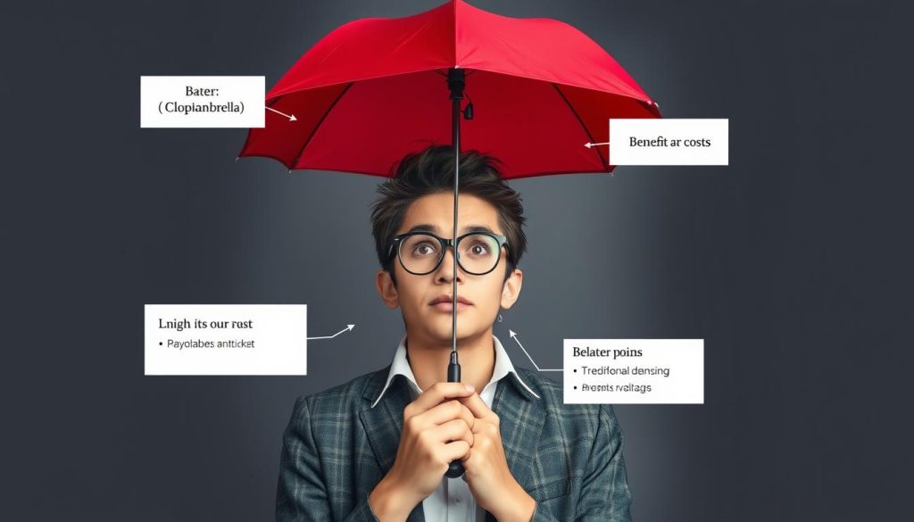 Image d'une personne analysant différentes options de sociétés de portage salarial