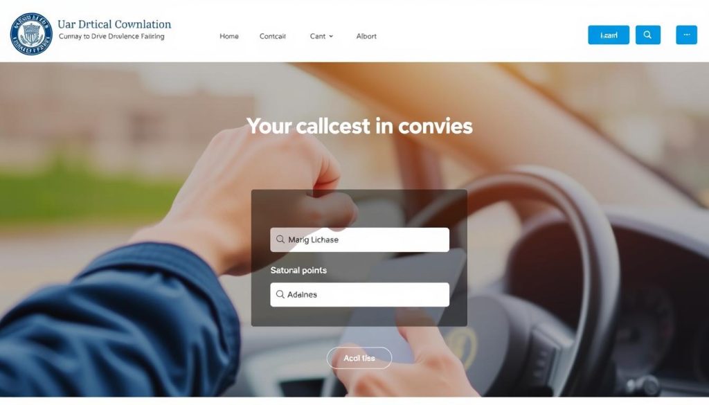 Image d'une personne consultant son solde de points de permis de conduire sur un site officiel