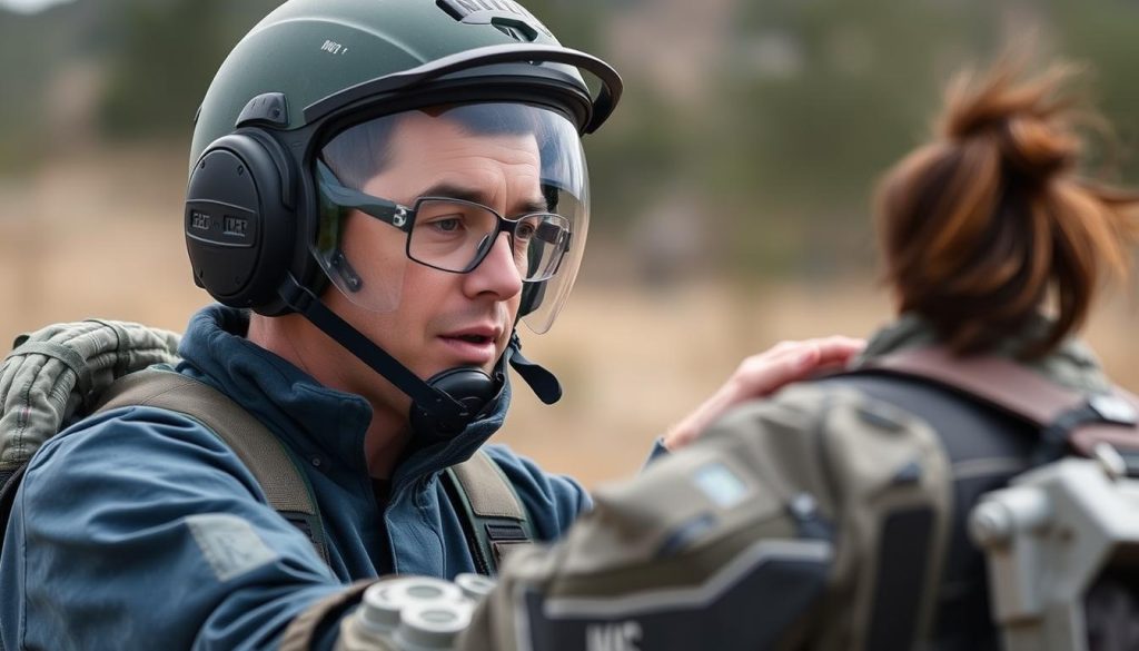 Image d'une personne démarrant une mission de formation