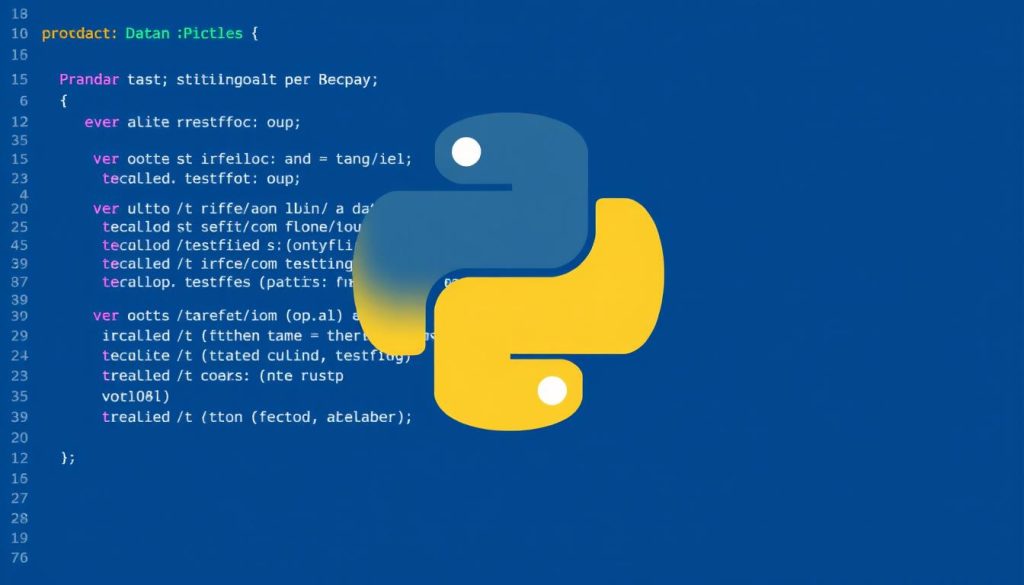 Image generation prompt: Un exemple de code Python utilisant Pandas pour le nettoyage de données.