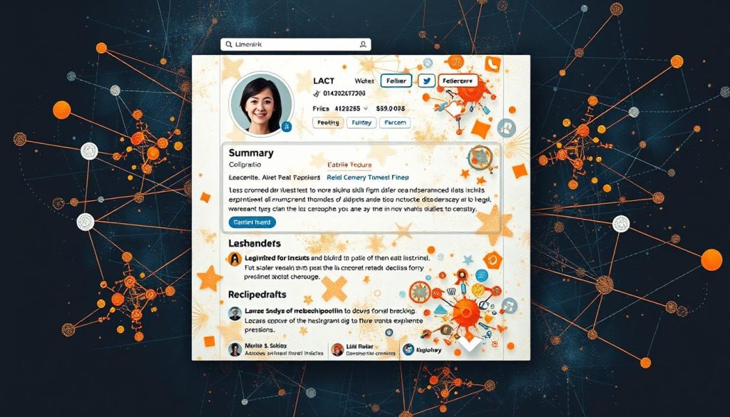 Image of a LinkedIn profile