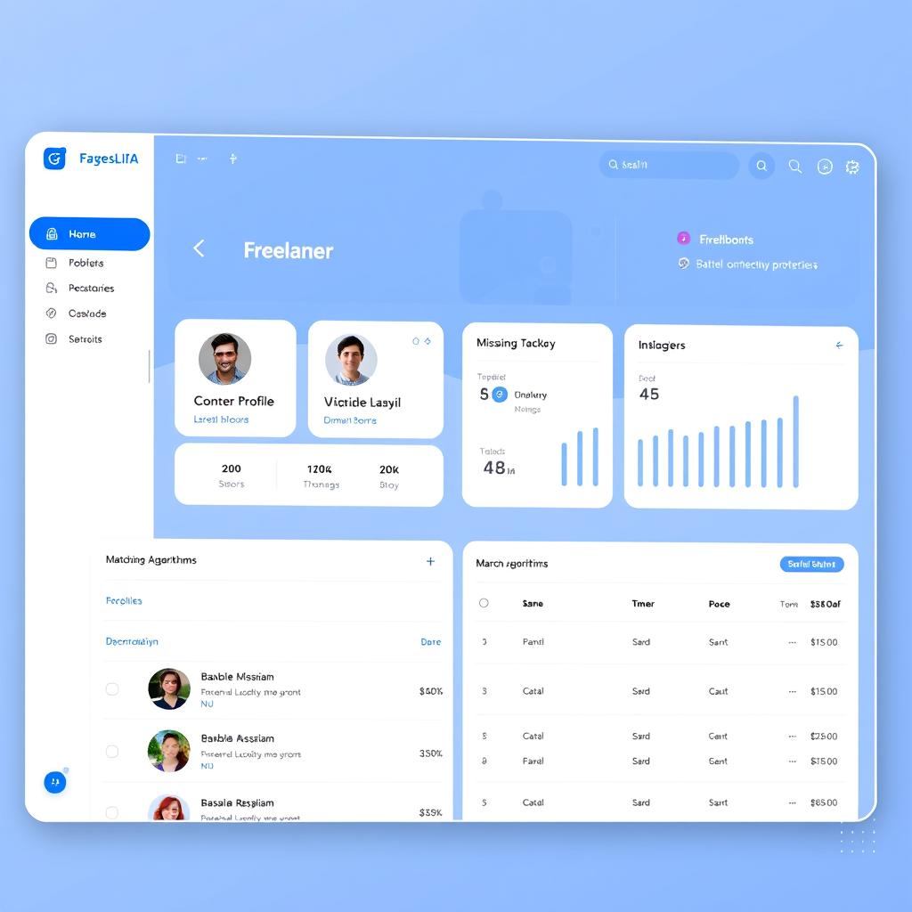 Interface du CRM propriétaire de SYSALIA pour l'écosystème freelances Interface du CRM propriétaire de SYSALIA pour l'écosystème freelances
